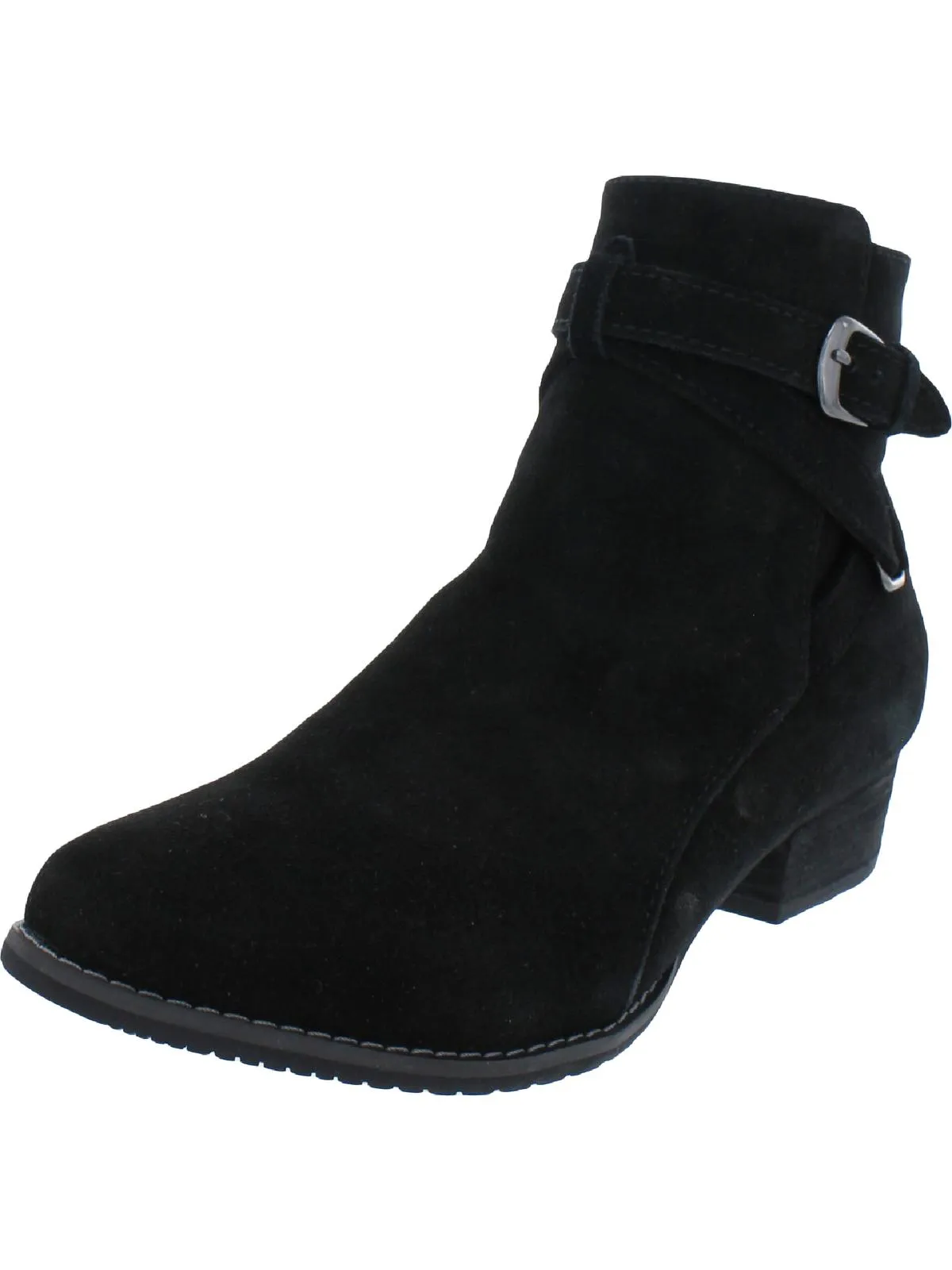 Laura Womens Zipper Round Toe Ankle Boots