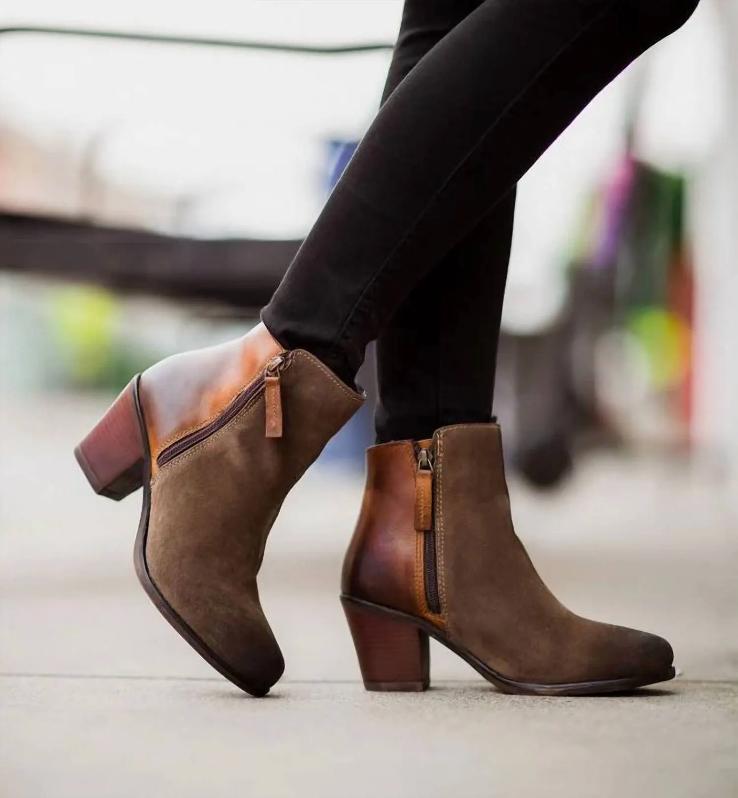 Lina Bootie In Tan