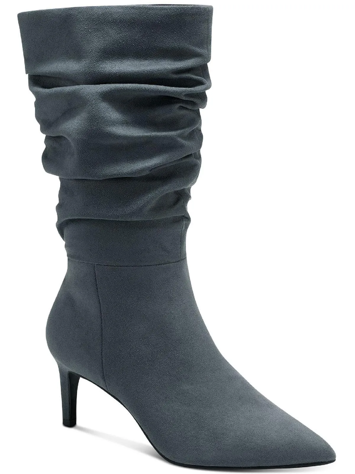 Lissa Womens Fax Suede Slouchy Booties