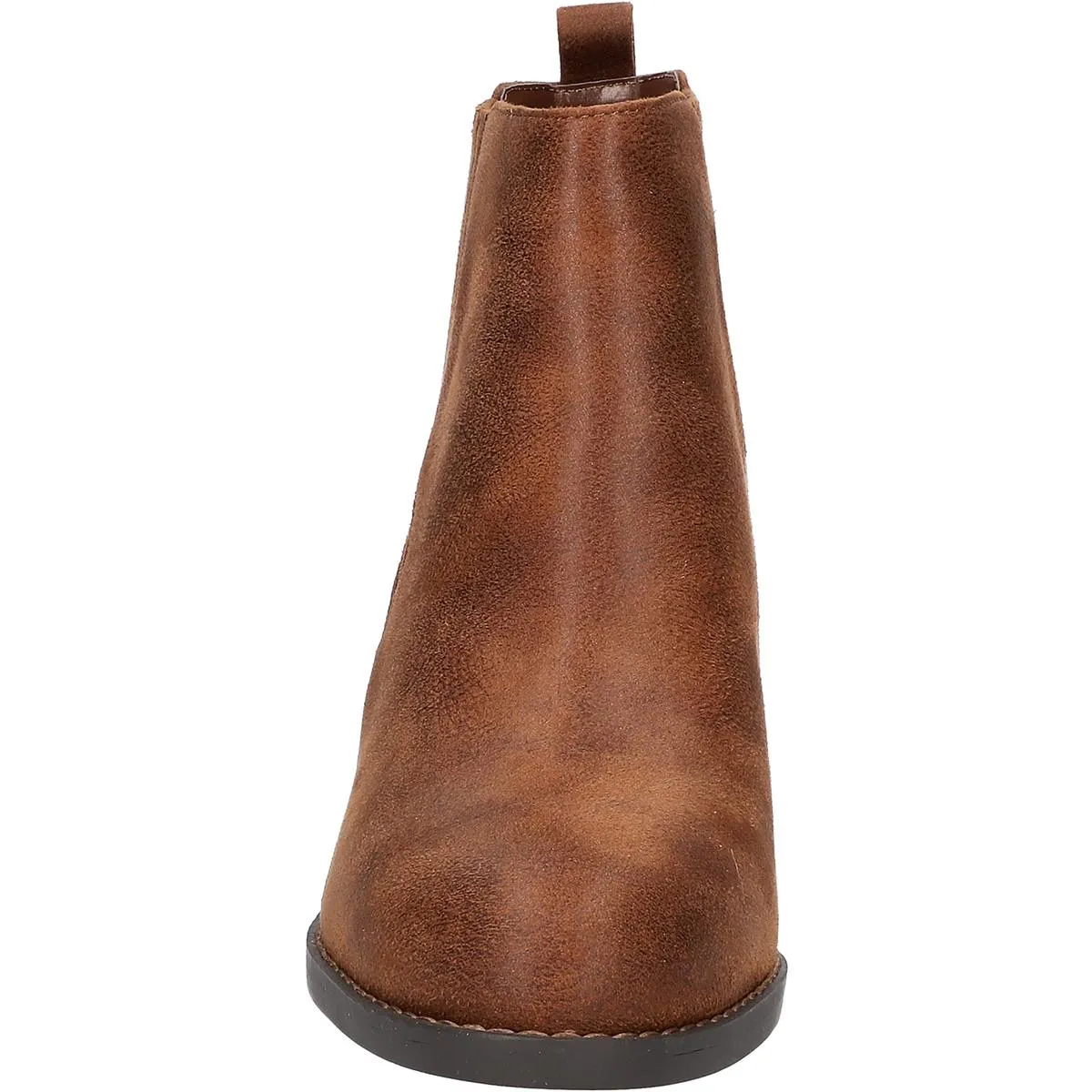 LOU Womens Leather Pull On Ankle Boots