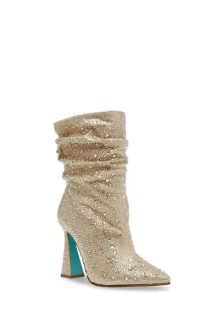 Mac Ankle Boot In Light Gold