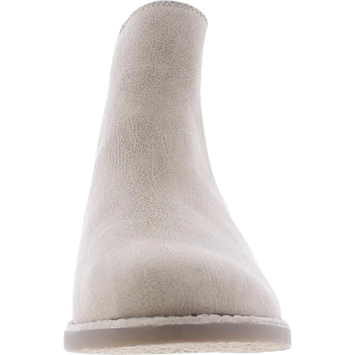 Marisah Womens Faux Leather Slip On Ankle Boots