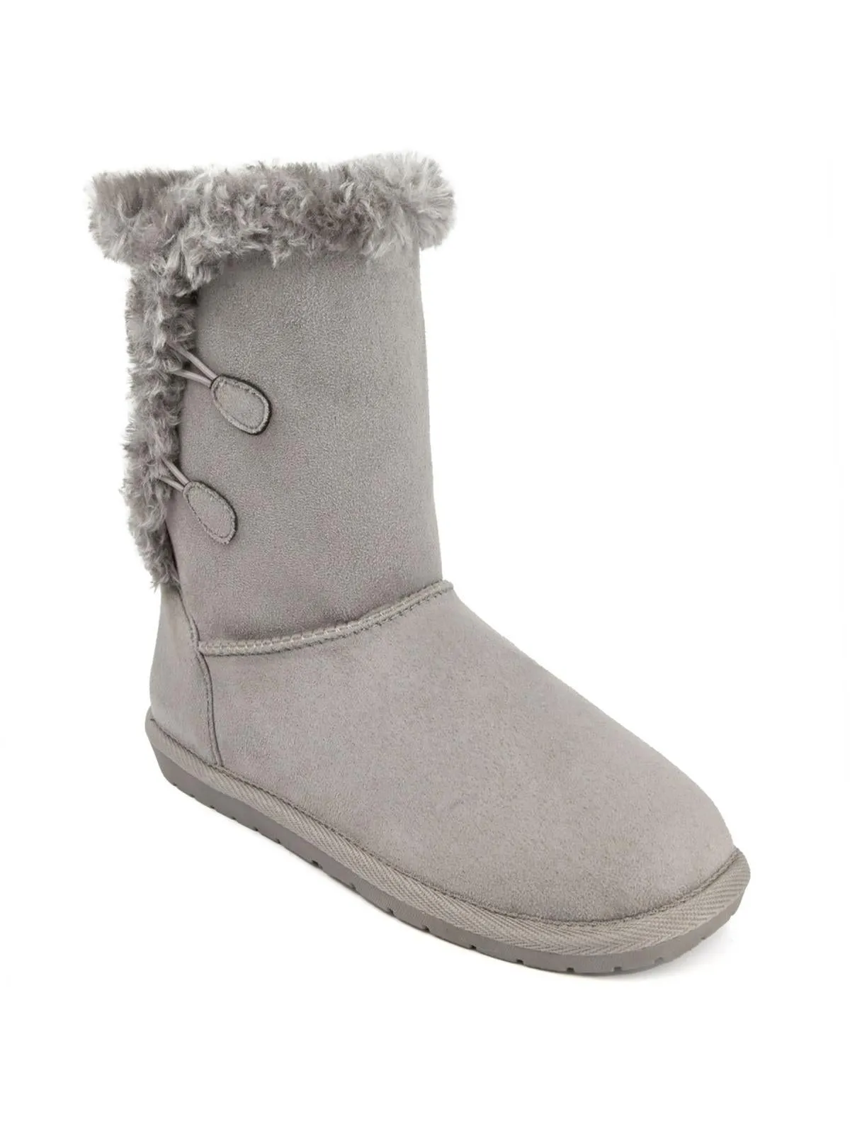 Marty Womens Ankle Winter Boots Button side Ankle Boots