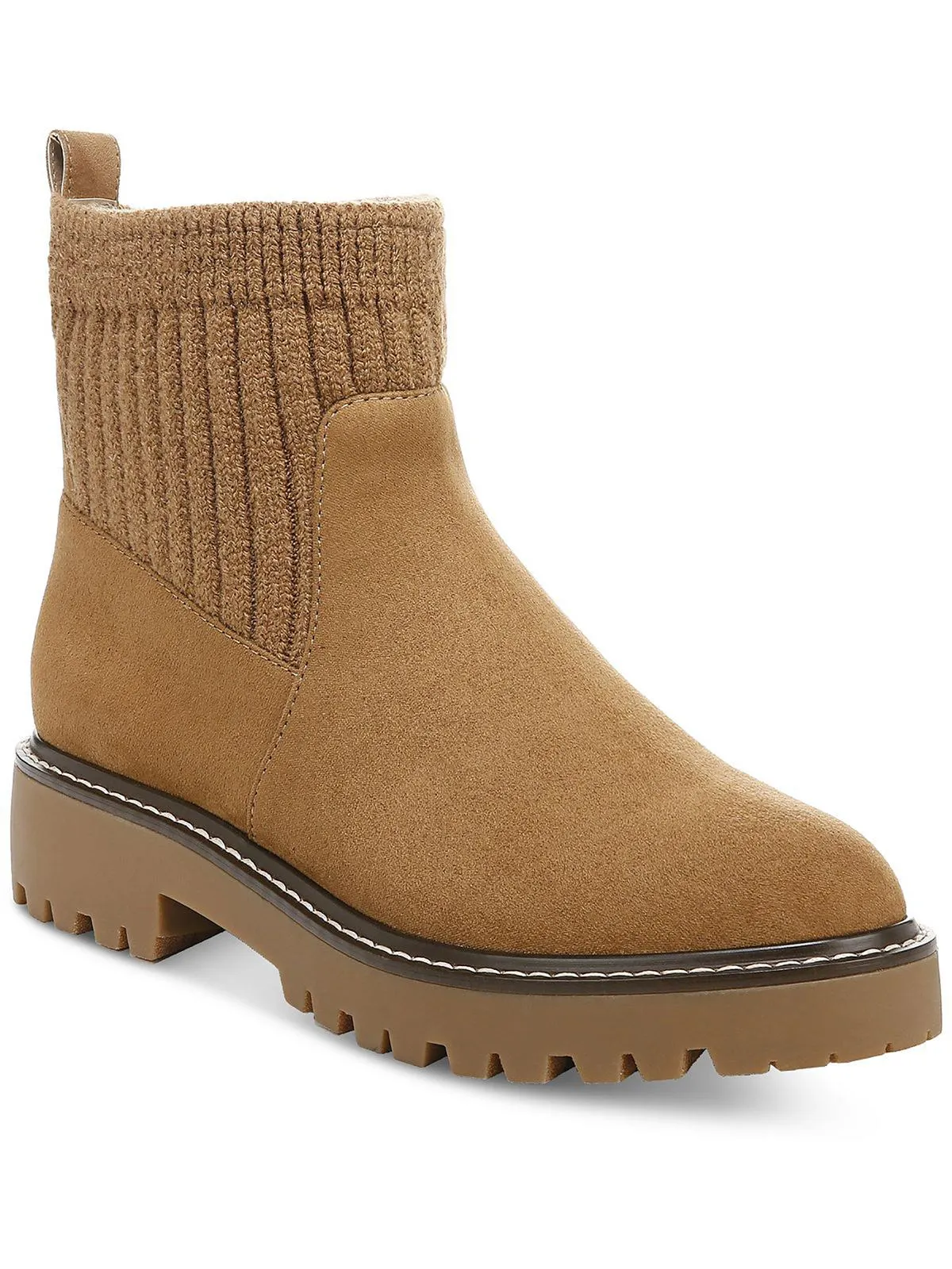 Maxxine Womens Faux Leather Casual Ankle Boots