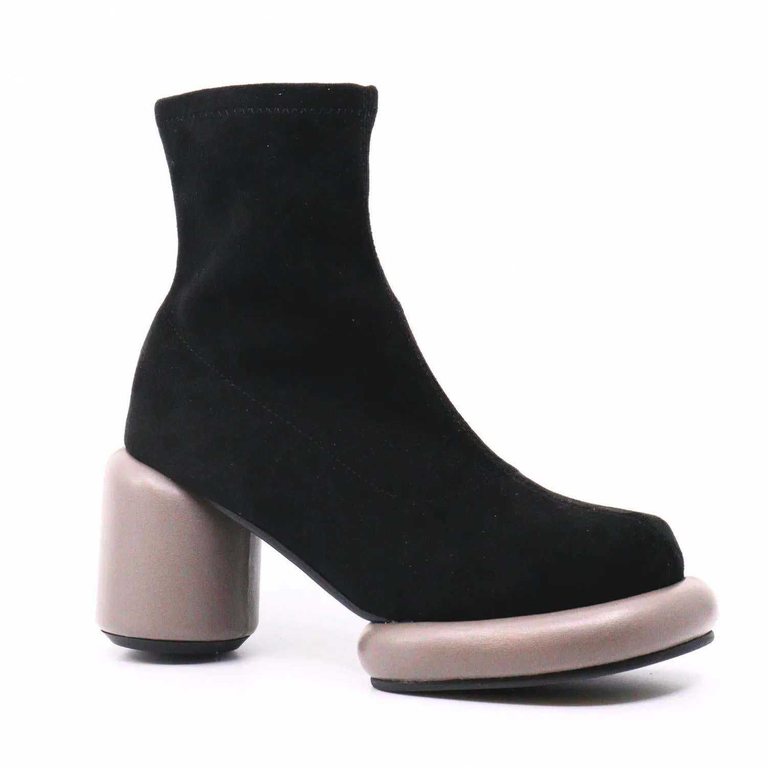 Mod Stretch Bootie In Grey