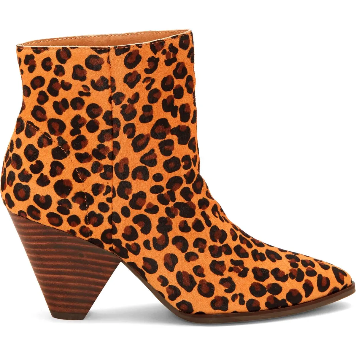 Munise 2 Womens Leather Calf Hair Booties