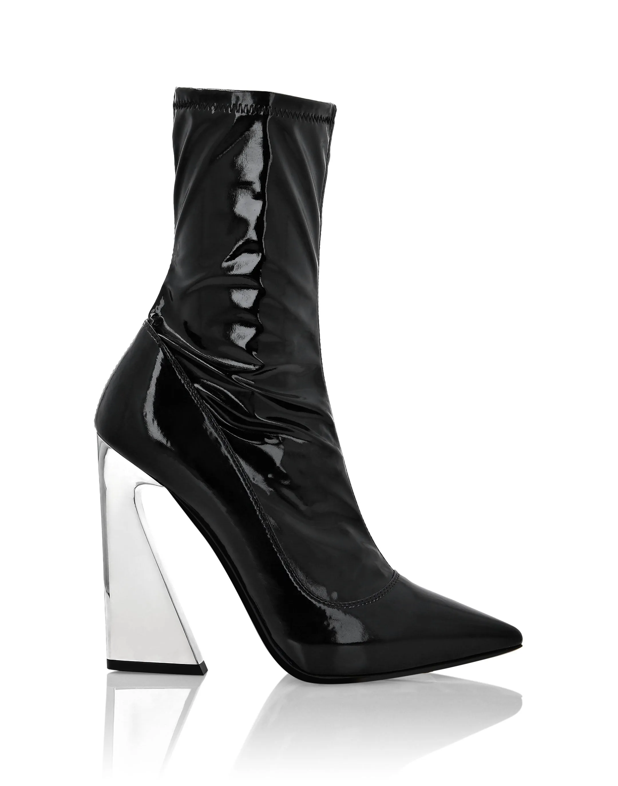 Naplak Boots High Heels Mid Iconic Plein