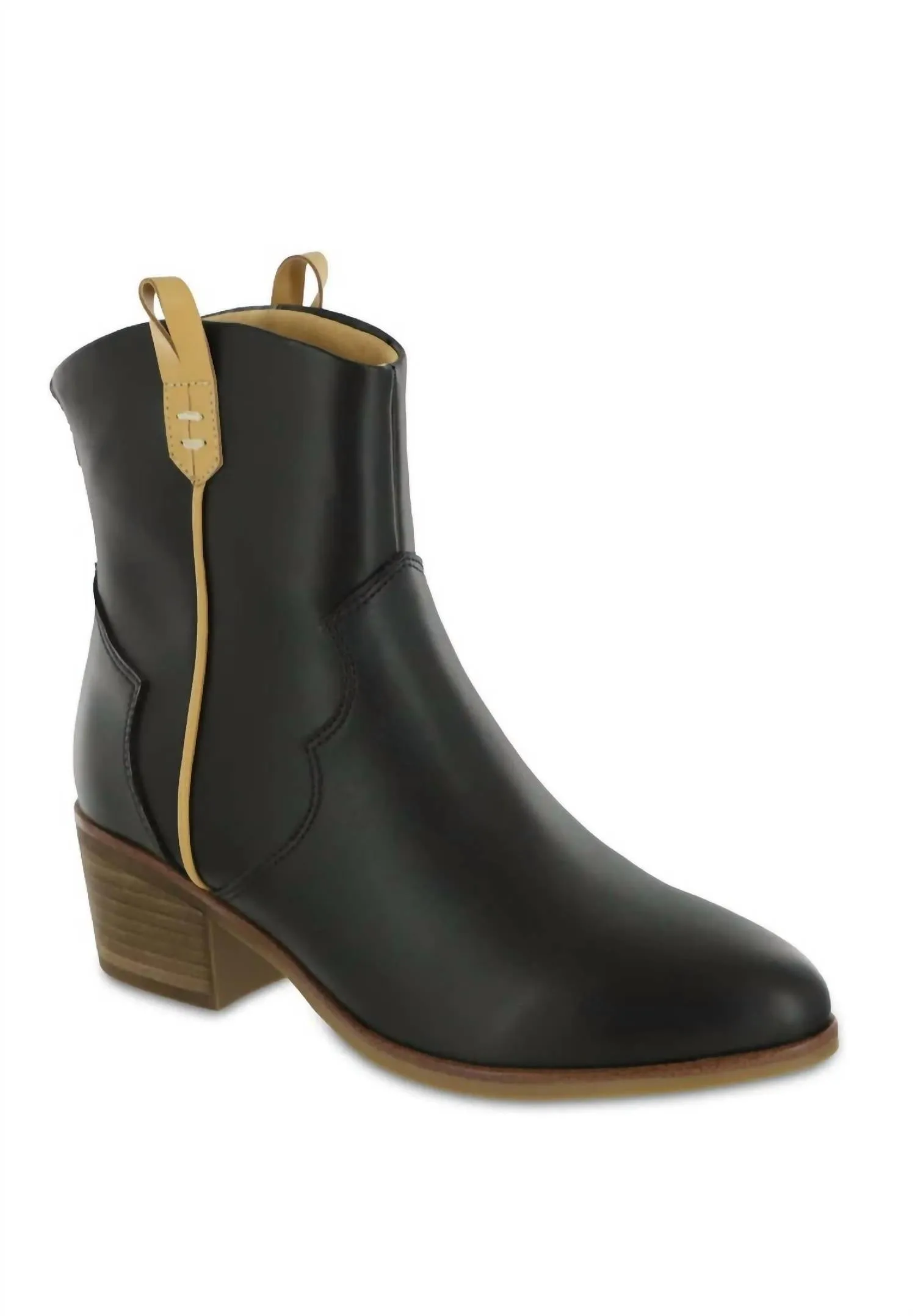 Nario Boot In Black/nude
