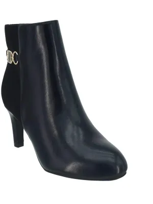 Neena Womens Faux Leather Embellished Ankle Boots
