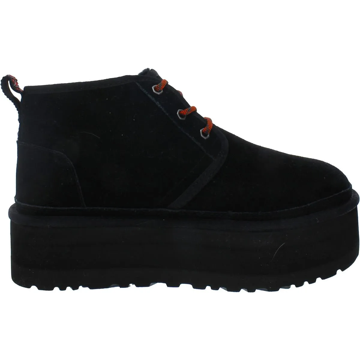 Neumal Heritage Platform Womens Suede Platform Booties