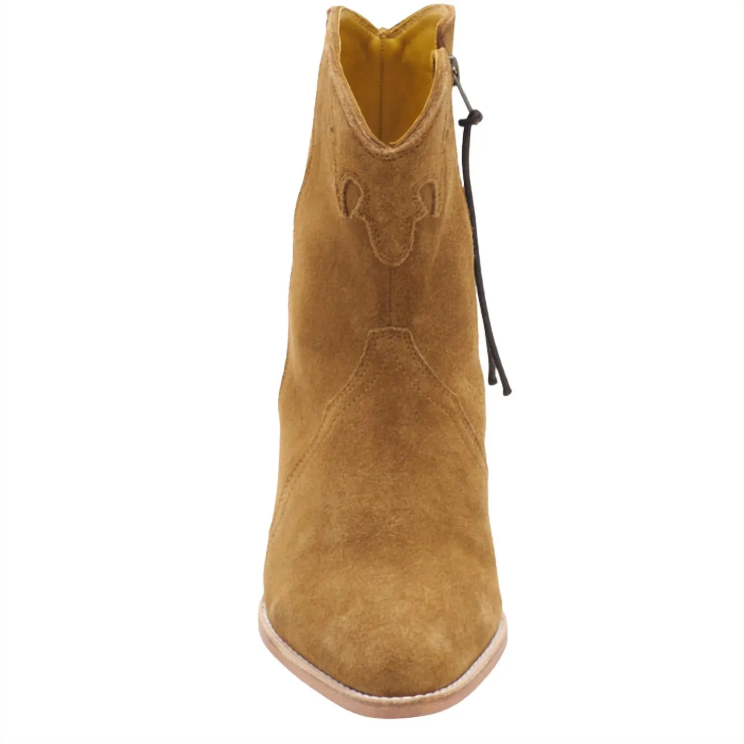 New Frontier Western Boots In Camel