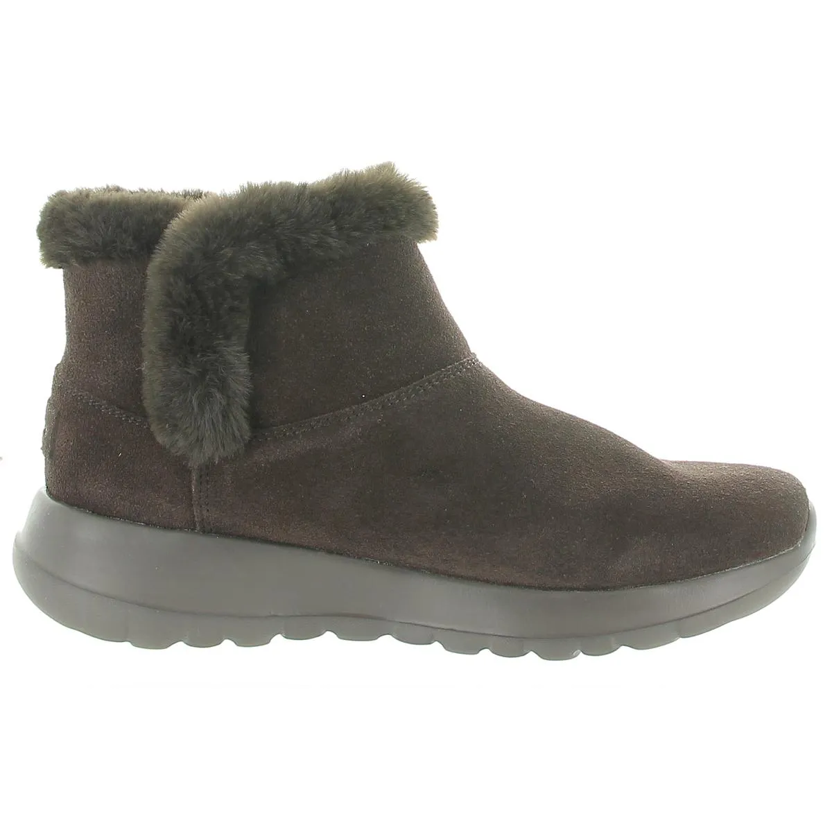 On-The-Go Joy Womens Leather Short Ankle Boots
