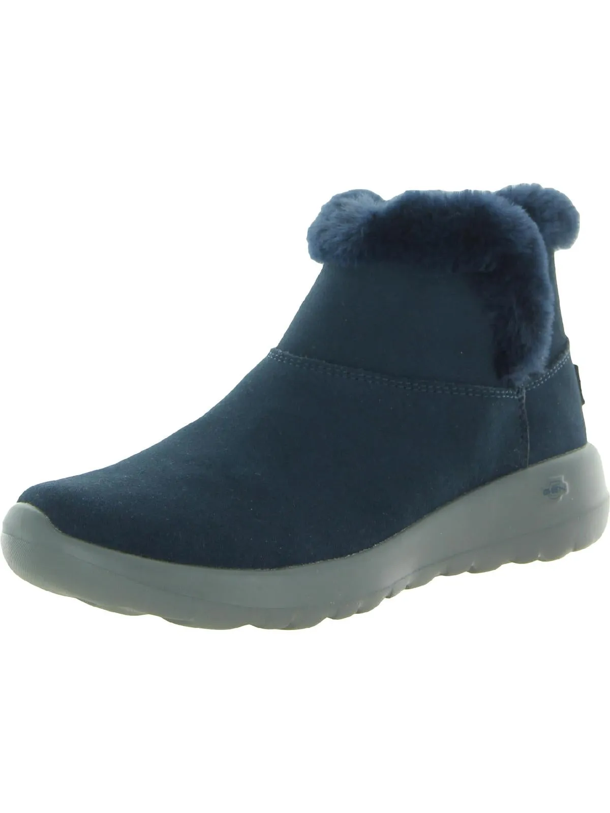 On-The-Go Joy Womens Leather Short Ankle Boots