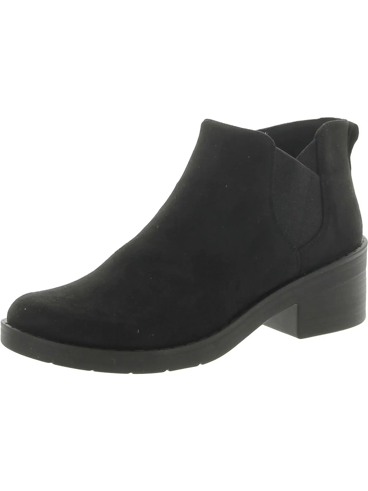 Ontario Womens Faux Suede Comfort Booties