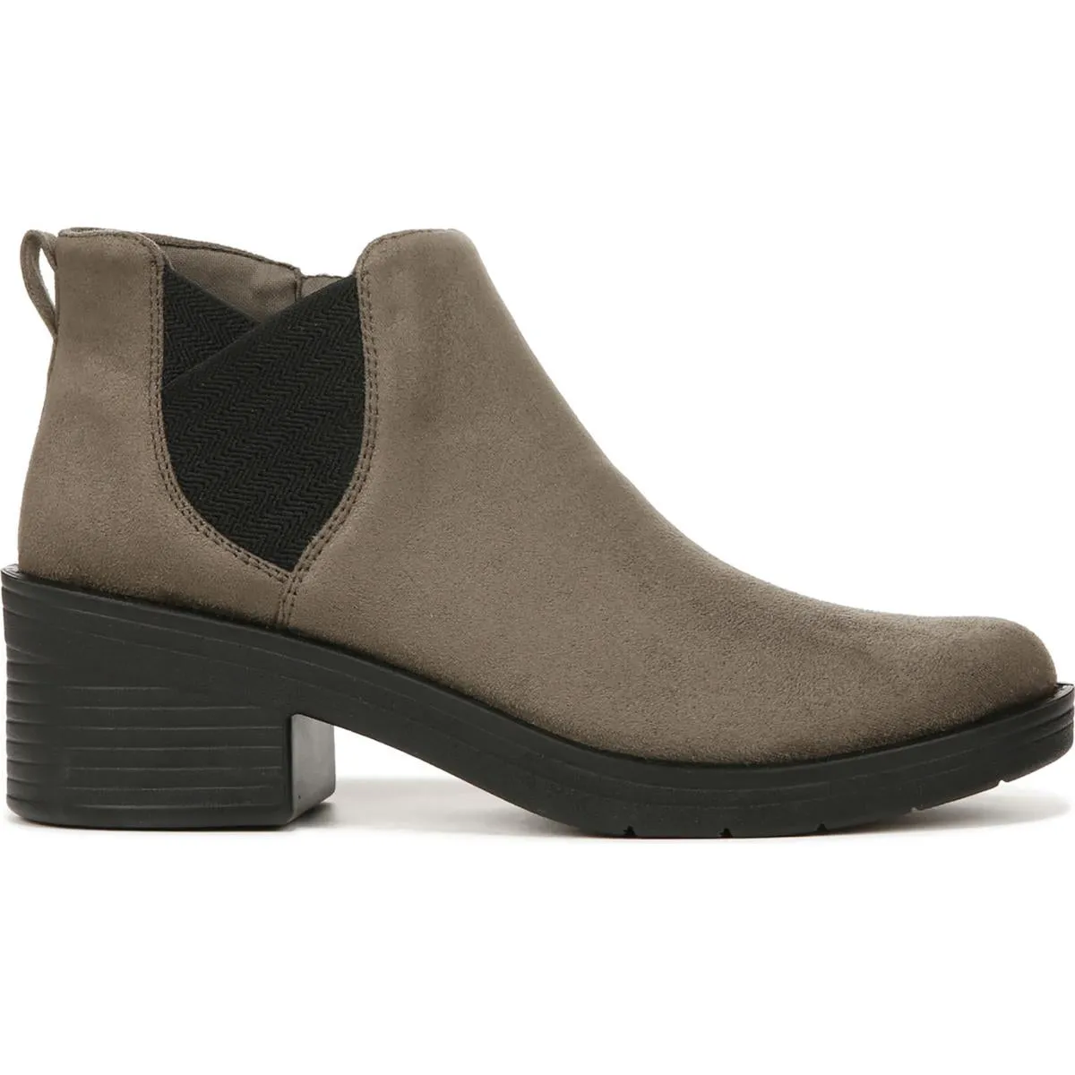 Ontario Womens Faux Suede Comfort Booties