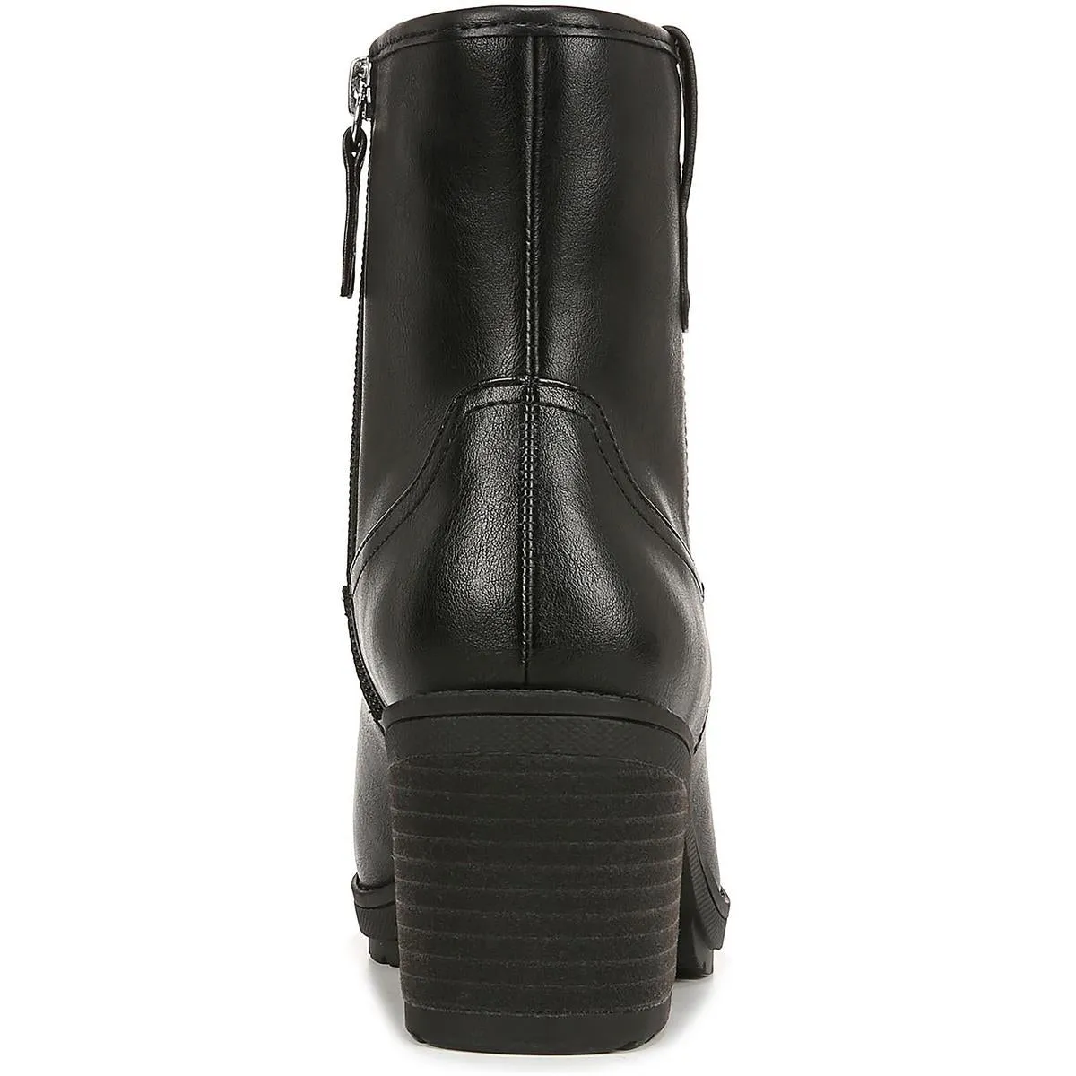 Pearl Womens Faux Leather Western Ankle Boots