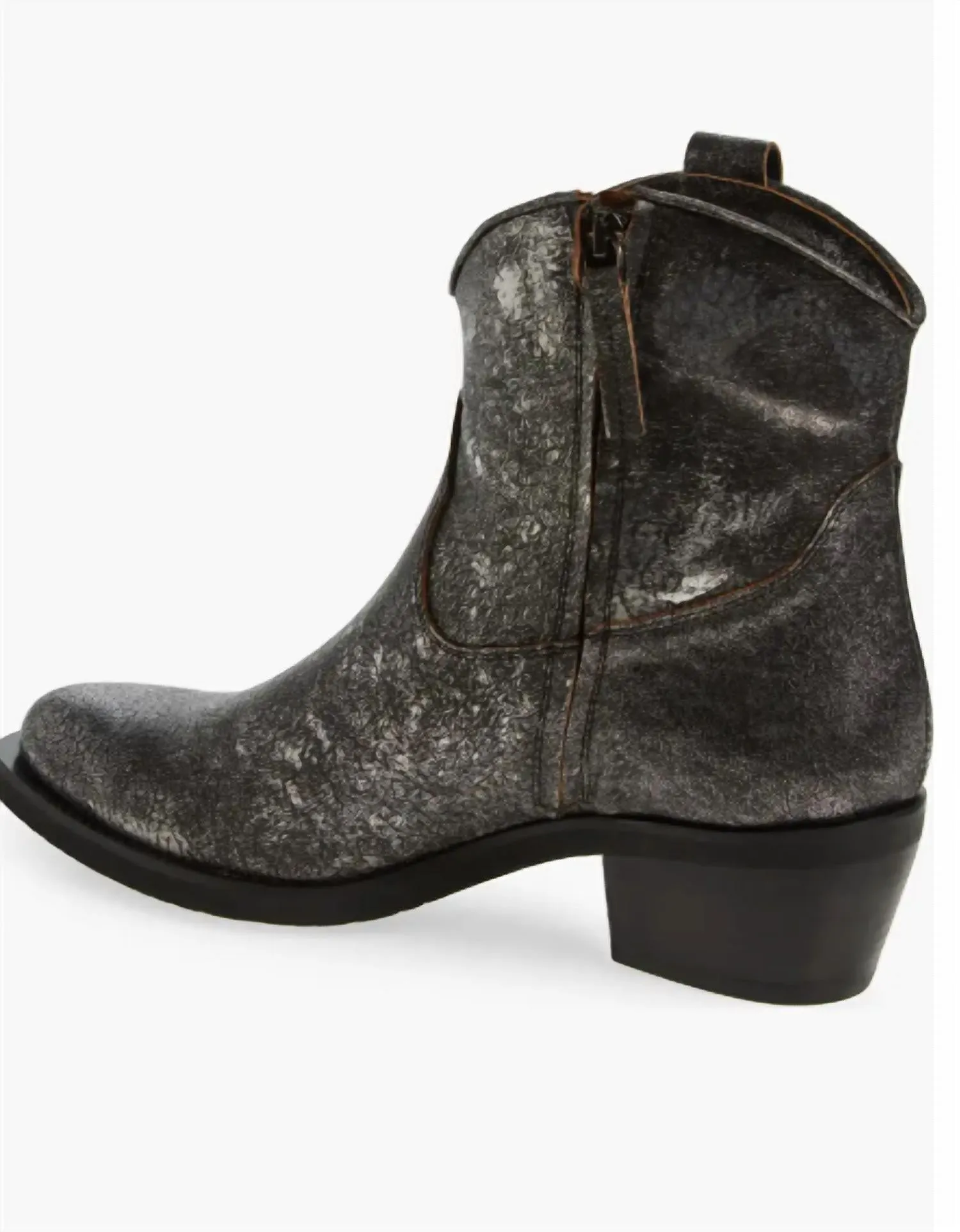 Provo Boots In Pewter Crackle