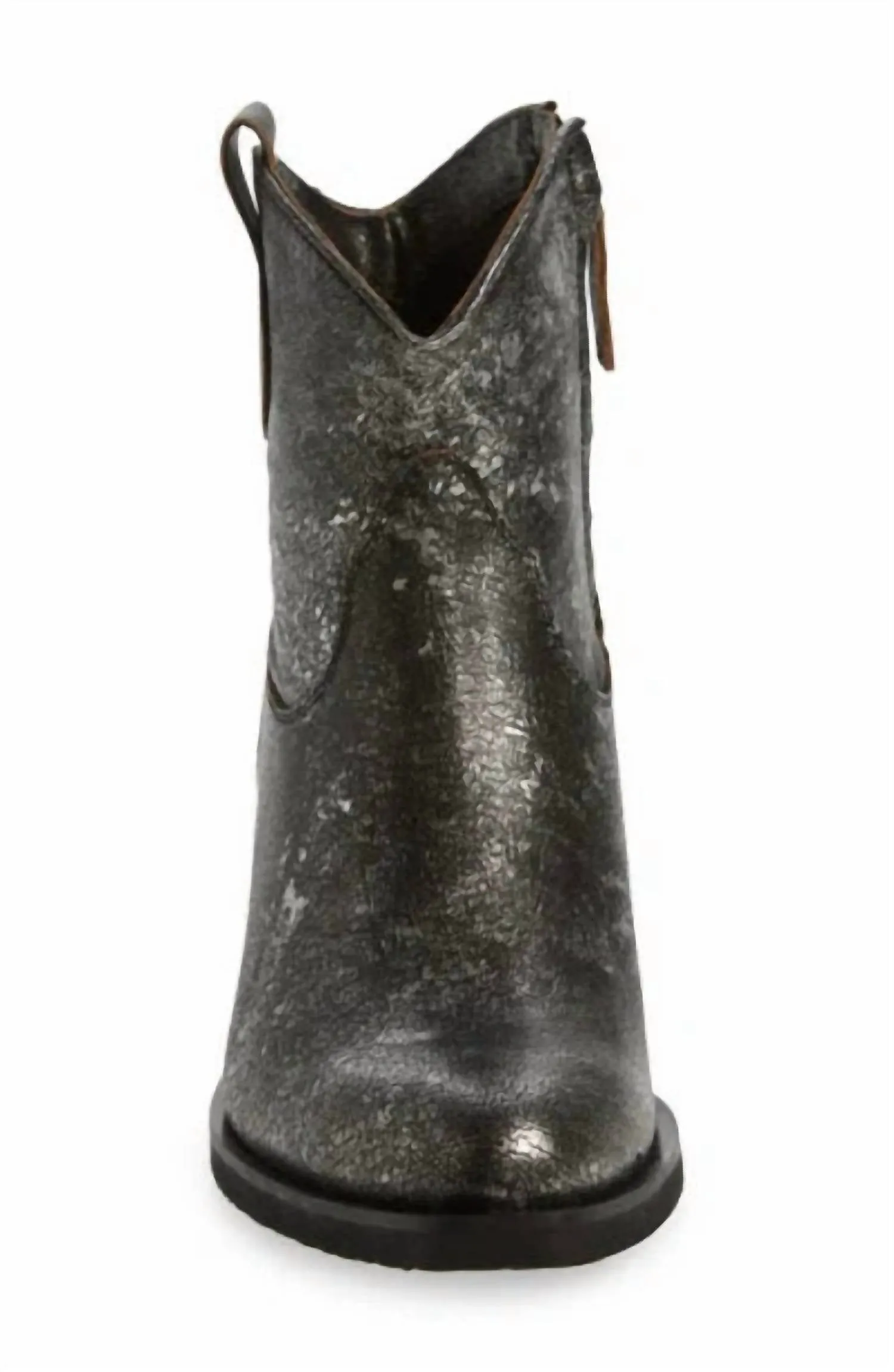Provo Boots In Pewter Crackle