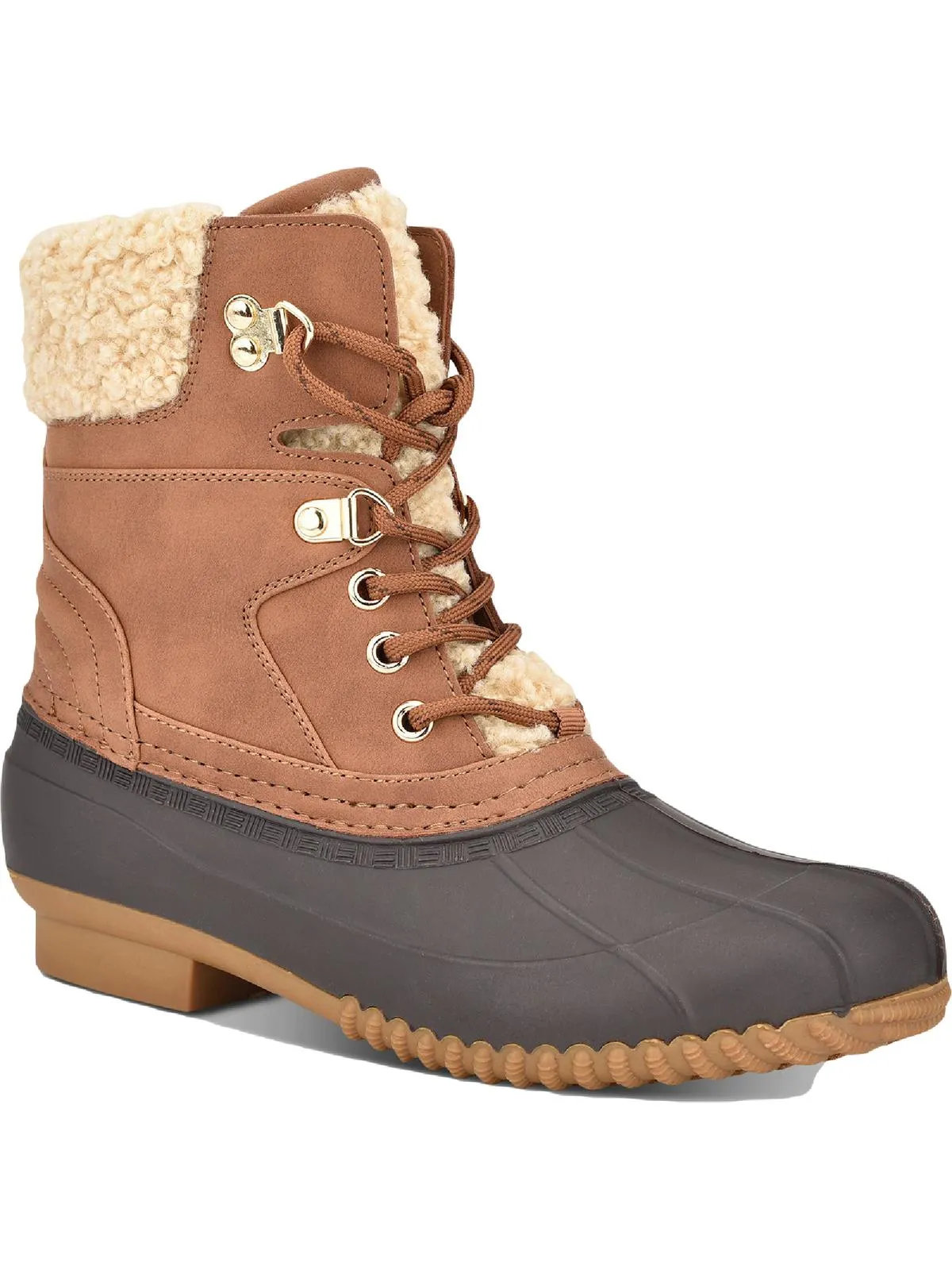 Rainah Womens Ankle Lace Up Rain Boots