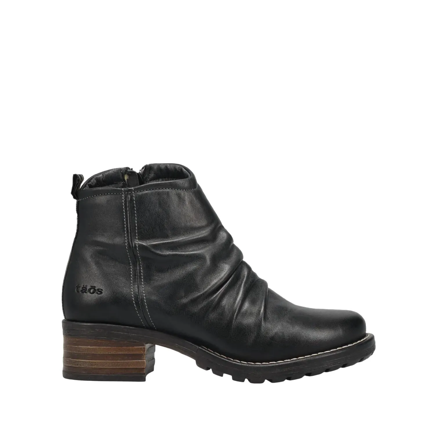 Ravelle Side-Zip Ankle Boot In Black