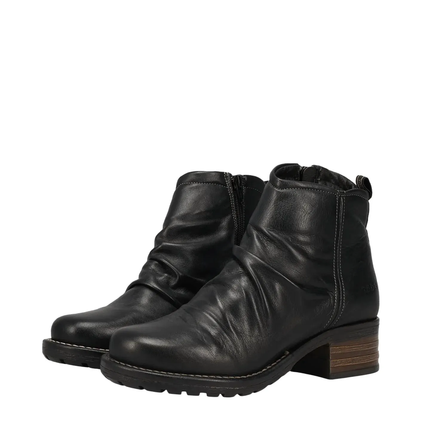 Ravelle Side-Zip Ankle Boot In Black