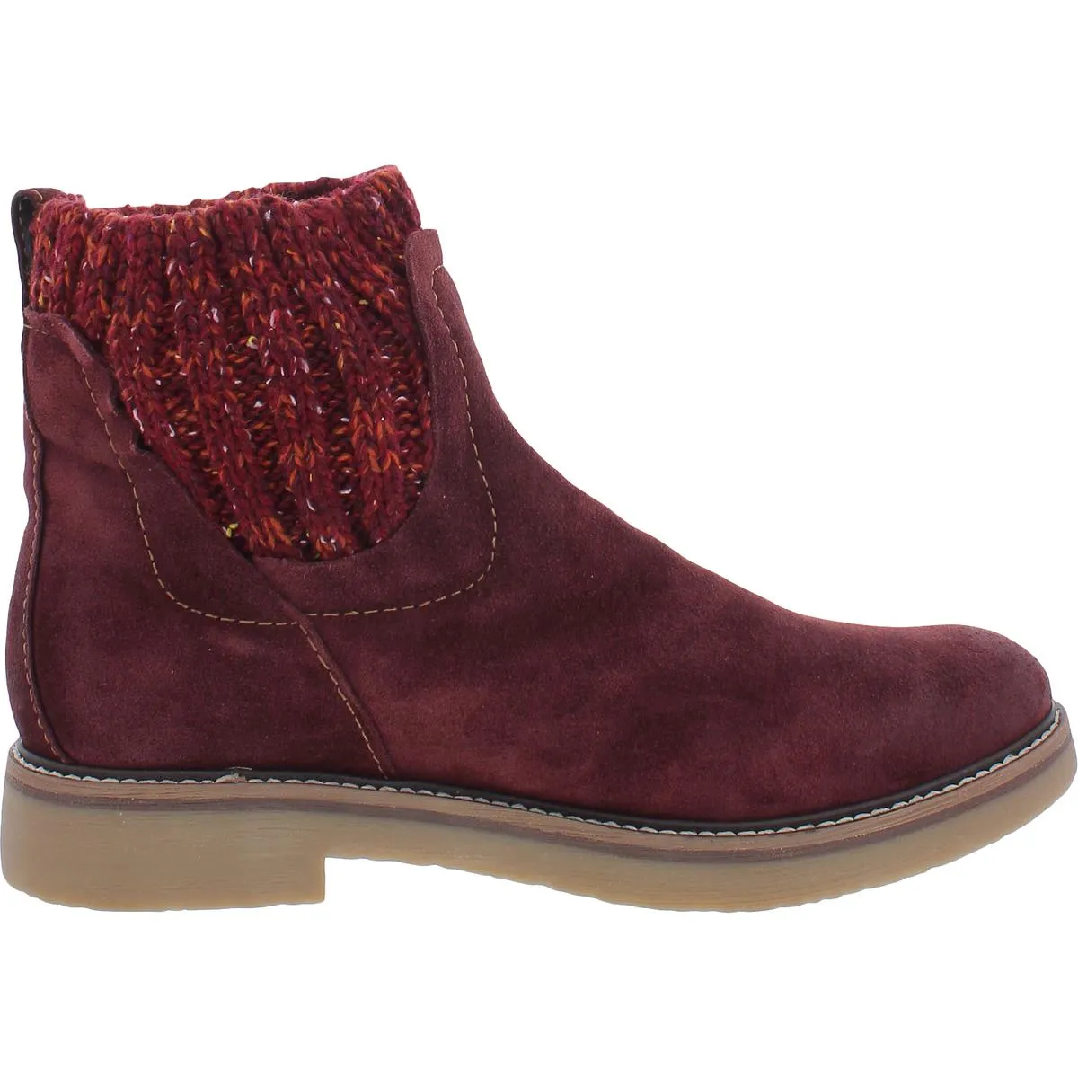 Rawnie Womens Suede Pull On Booties