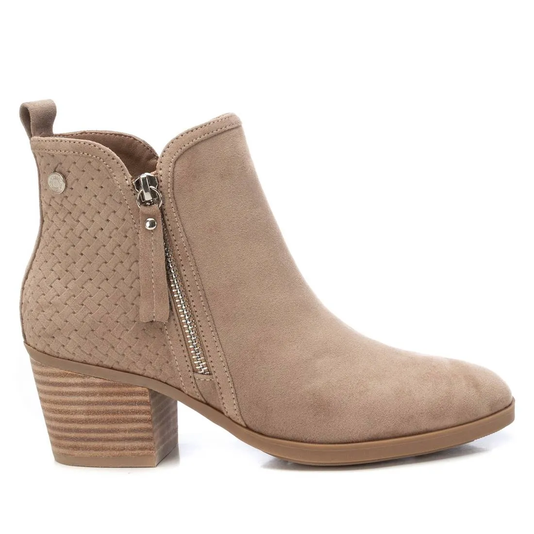 Refresh Women's Fashion Italian Design Booties with Side Zipper by Xti