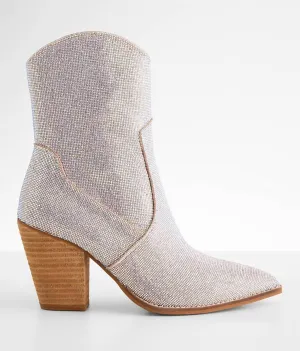 Rhinestone Cowboy Booties In Pink