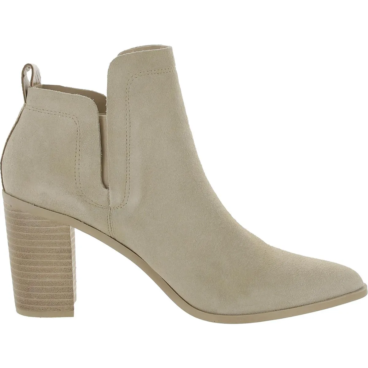RORY Womens Leather Pointed Toe Booties
