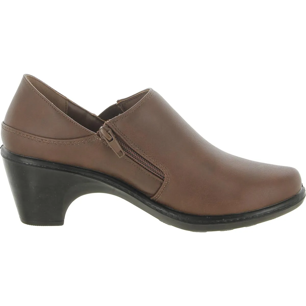 Ryalee Womens Faux Leather Round Toe Booties