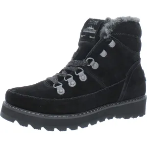 Sadie Womens Leather Lace-Up Ankle Boots