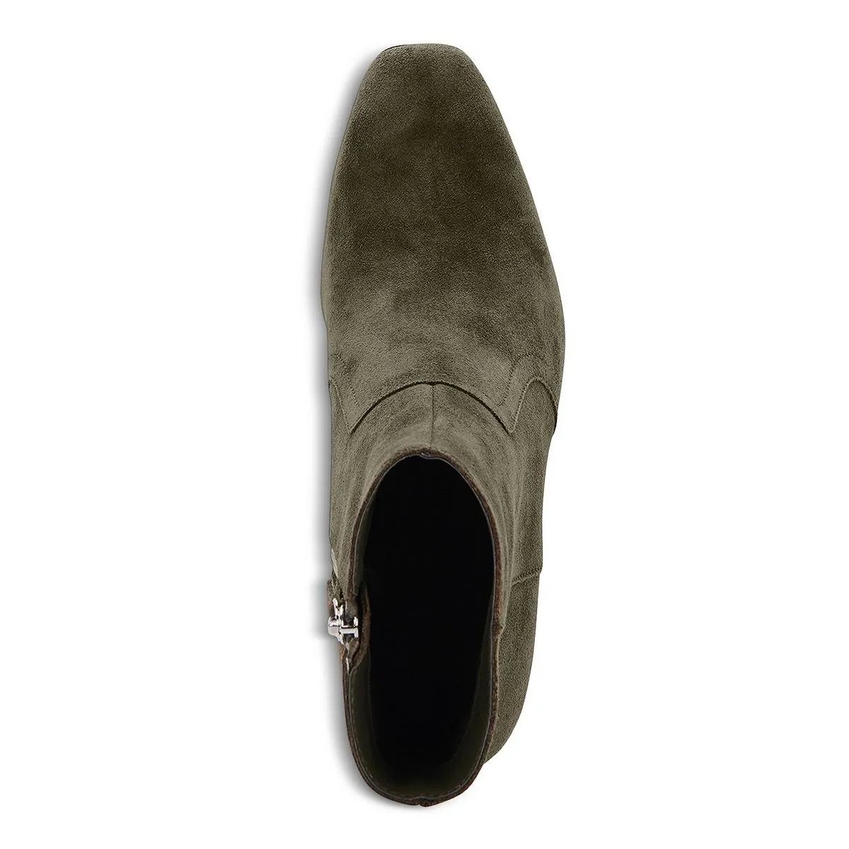 Salome Womens Cow Suede Square To Ankle Boots
