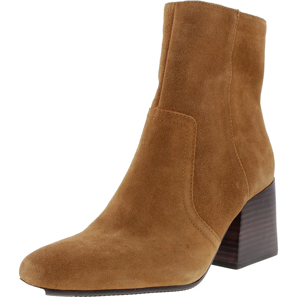Salome Womens Cow Suede Square To Ankle Boots