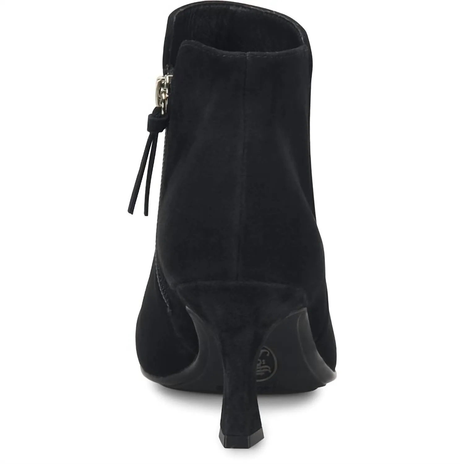 Sasha Ankle Boot In Black Suede