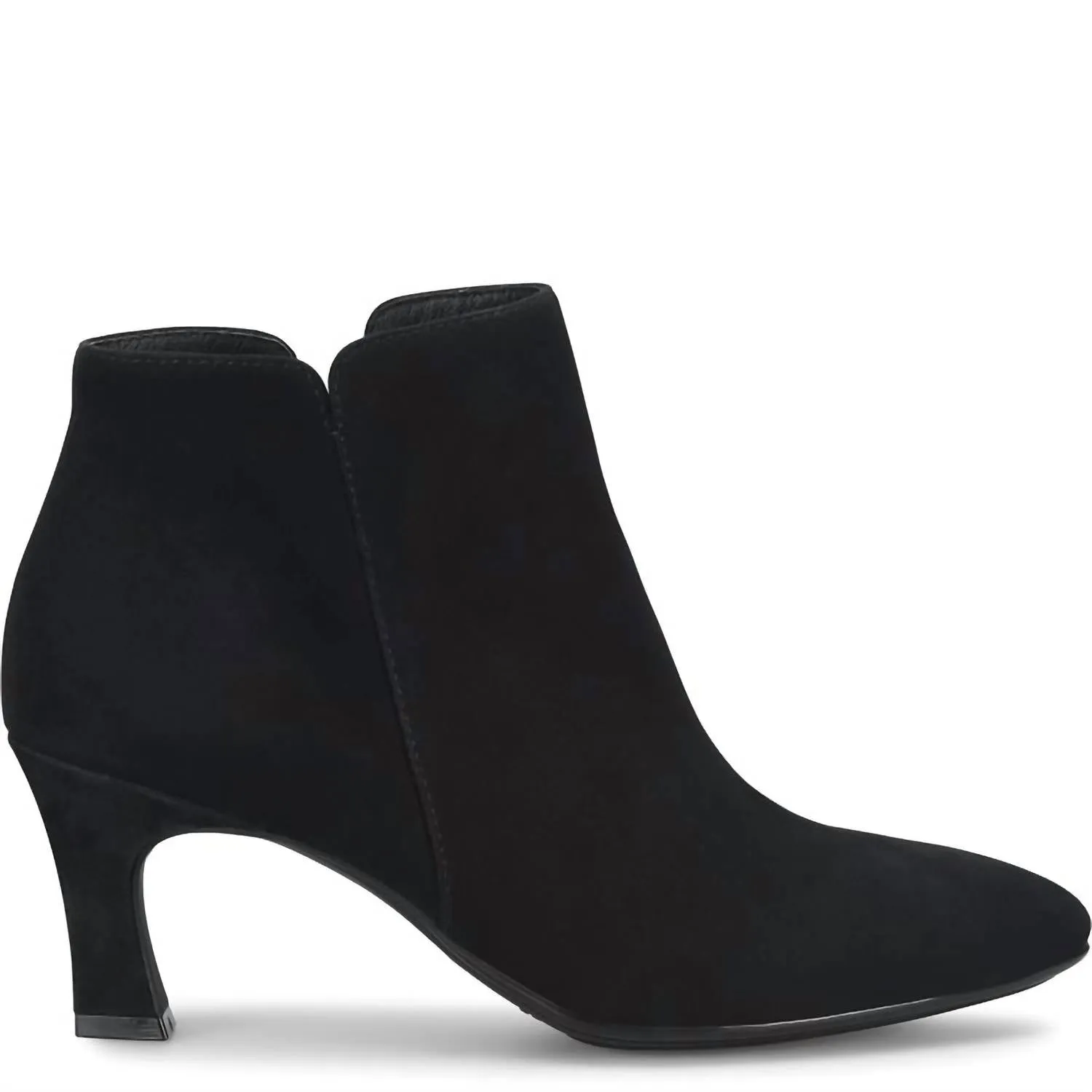 Sasha Ankle Boot In Black Suede
