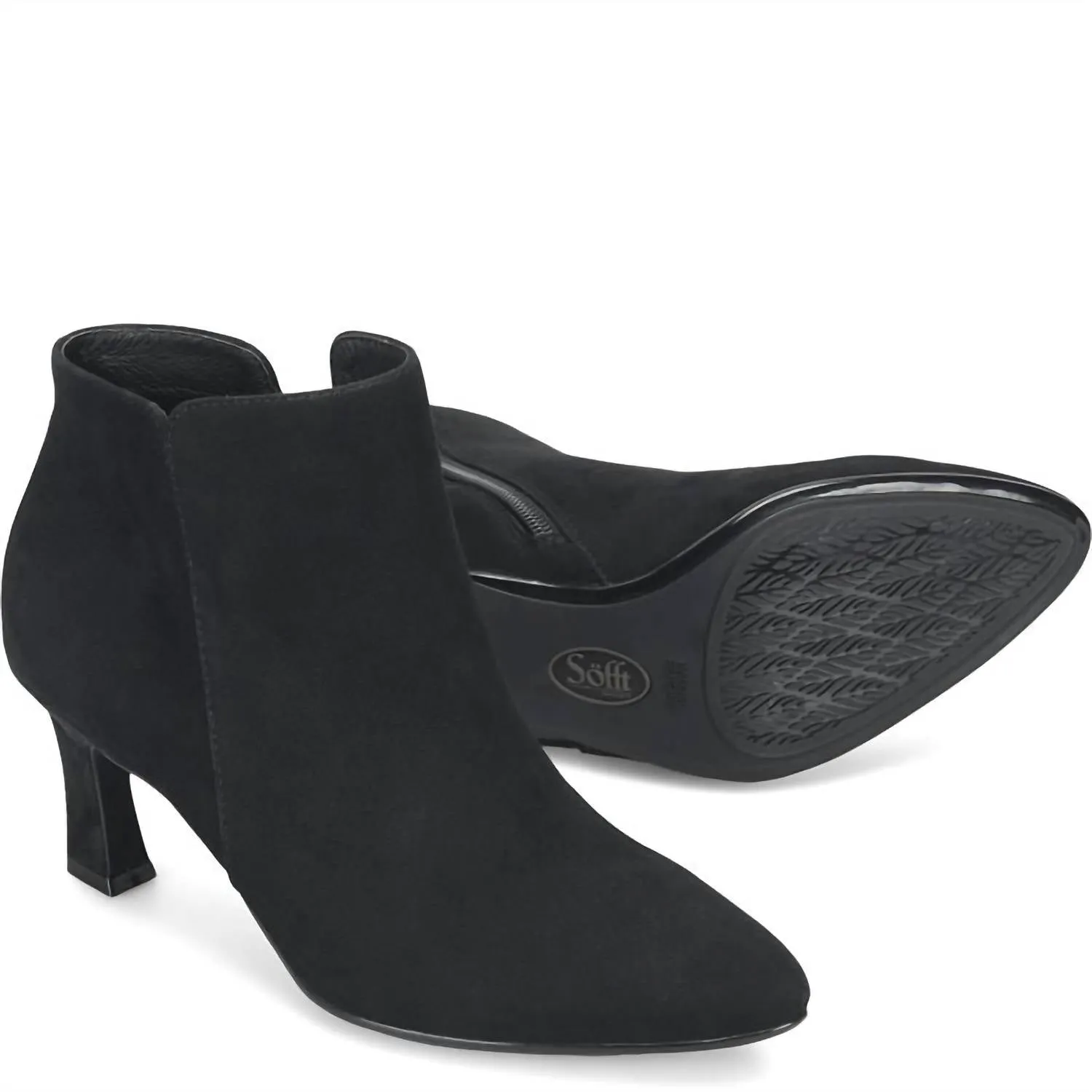 Sasha Ankle Boot In Black Suede