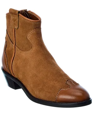 See by Chlo Suede & Leather Bootie
