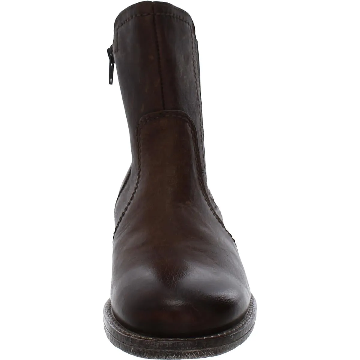 Sienna 80 Womens Leather Distressed Ankle Boots