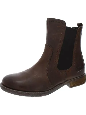 Sienna 80 Womens Leather Distressed Ankle Boots