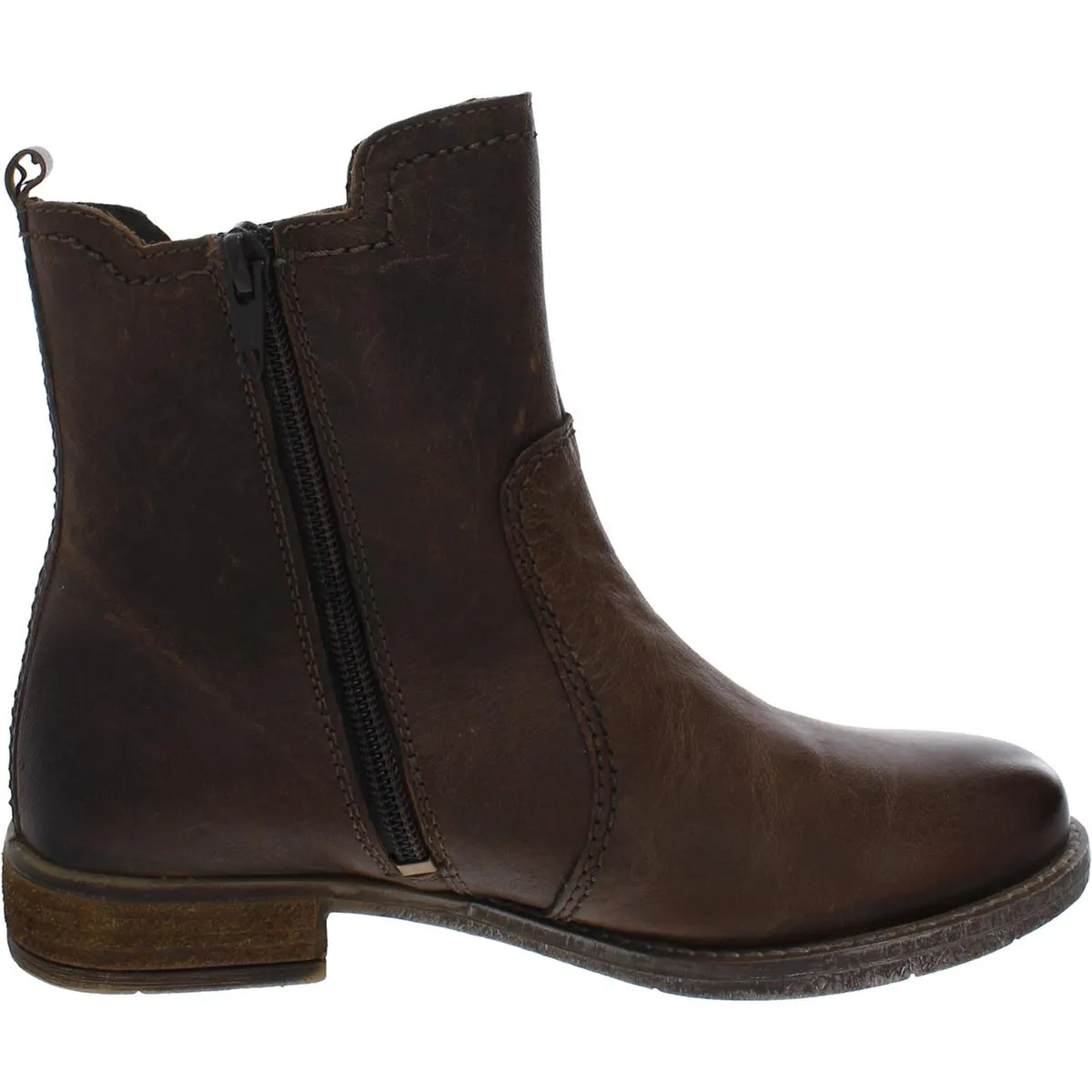 Sienna 80 Womens Leather Distressed Ankle Boots