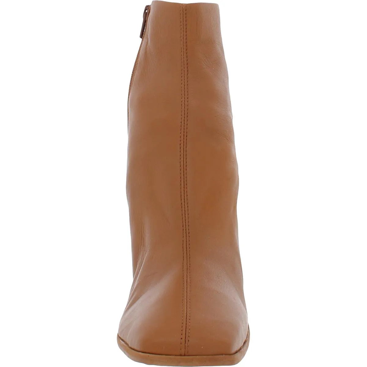 Sienna Womens Leather Square Toe Ankle Boots