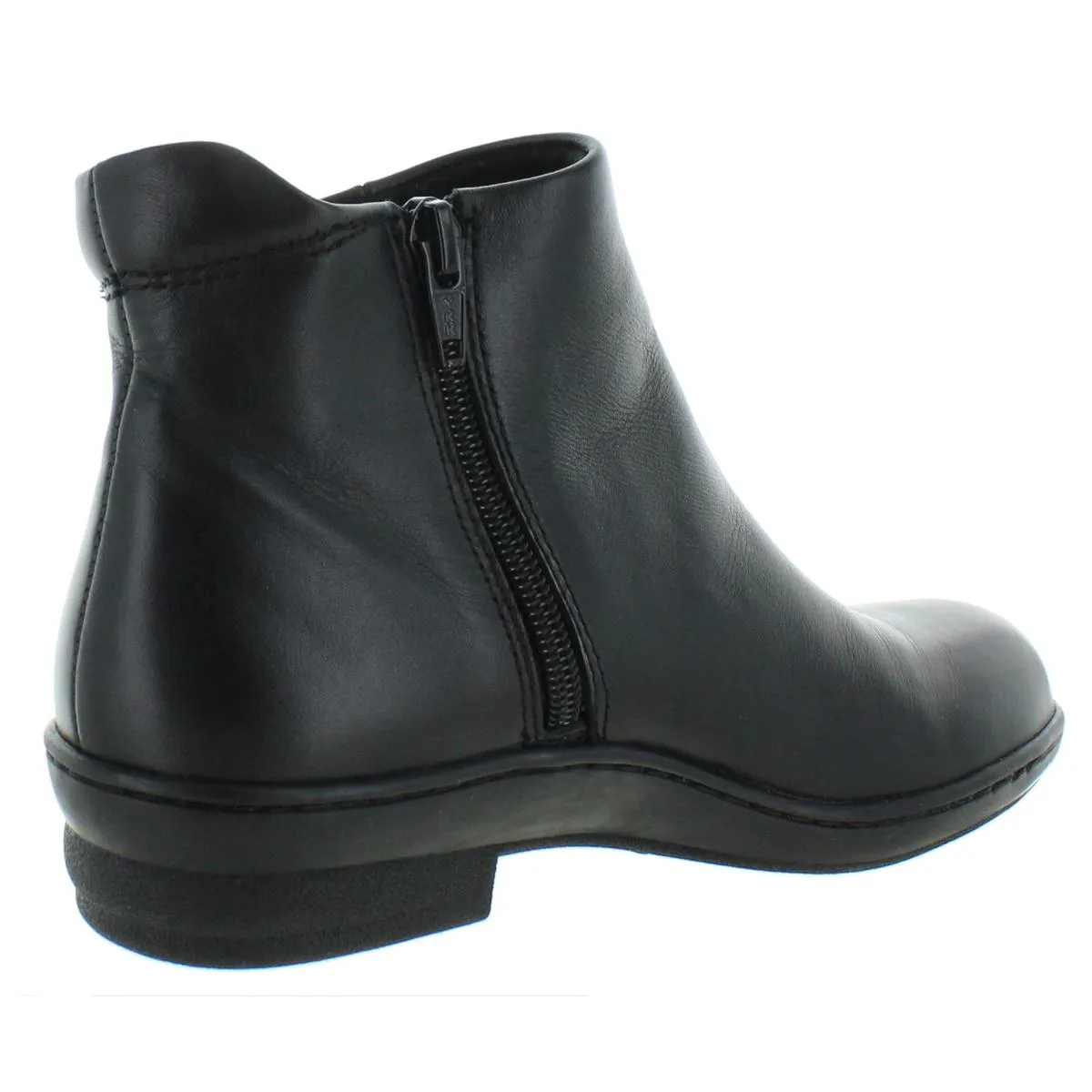 Simplicity Womens Leather Zip-Up Ankle Boots