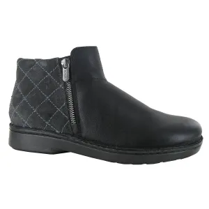 Sintra Ankle Boot In Soft Black Leather/midnight Suede