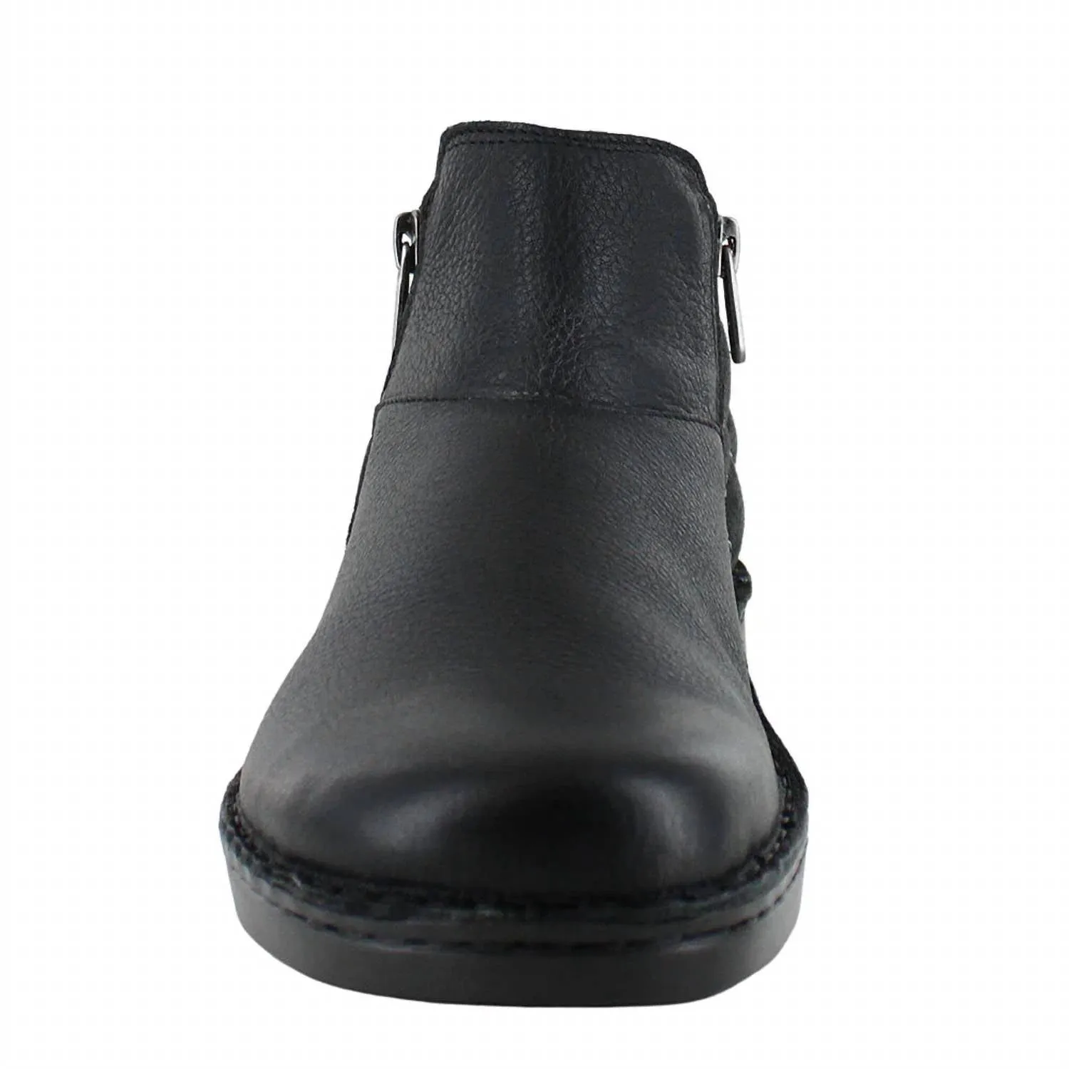 Sintra Ankle Boot In Soft Black Leather/midnight Suede