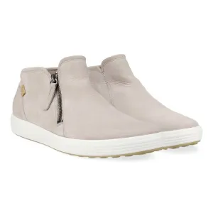 Soft 7 Side Zip Bootie In Grey Rose