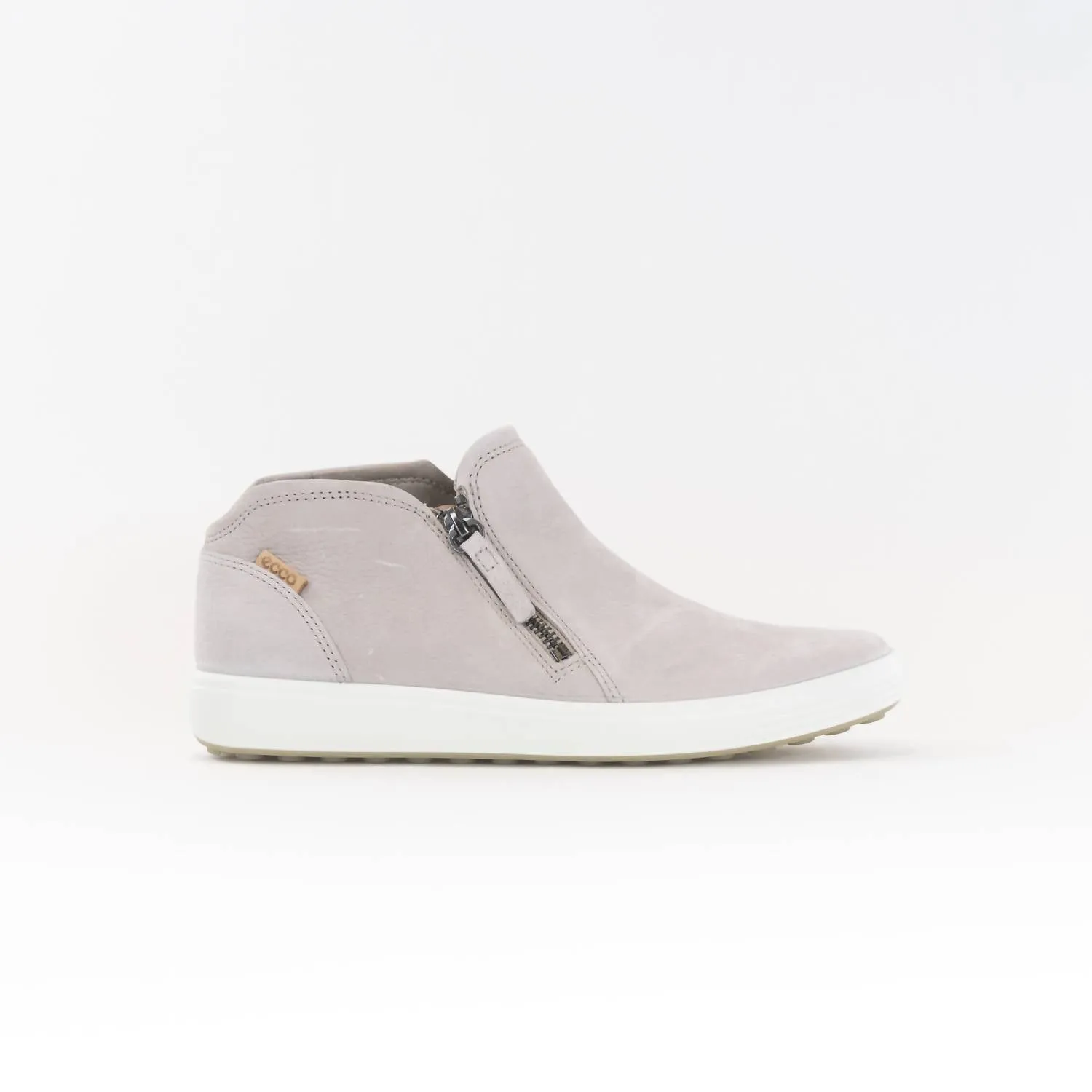 Soft 7 Side Zip Bootie In Grey Rose