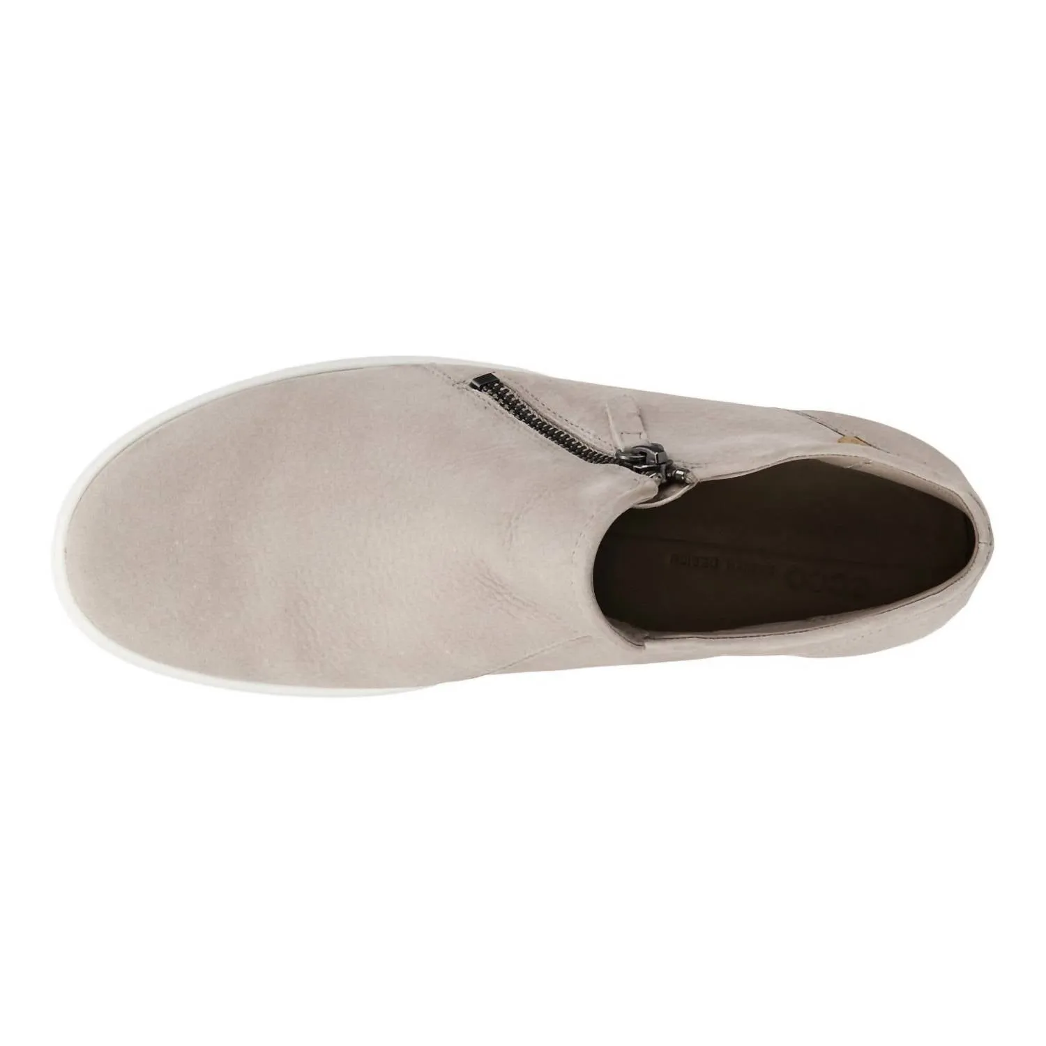 Soft 7 Side Zip Bootie In Grey Rose