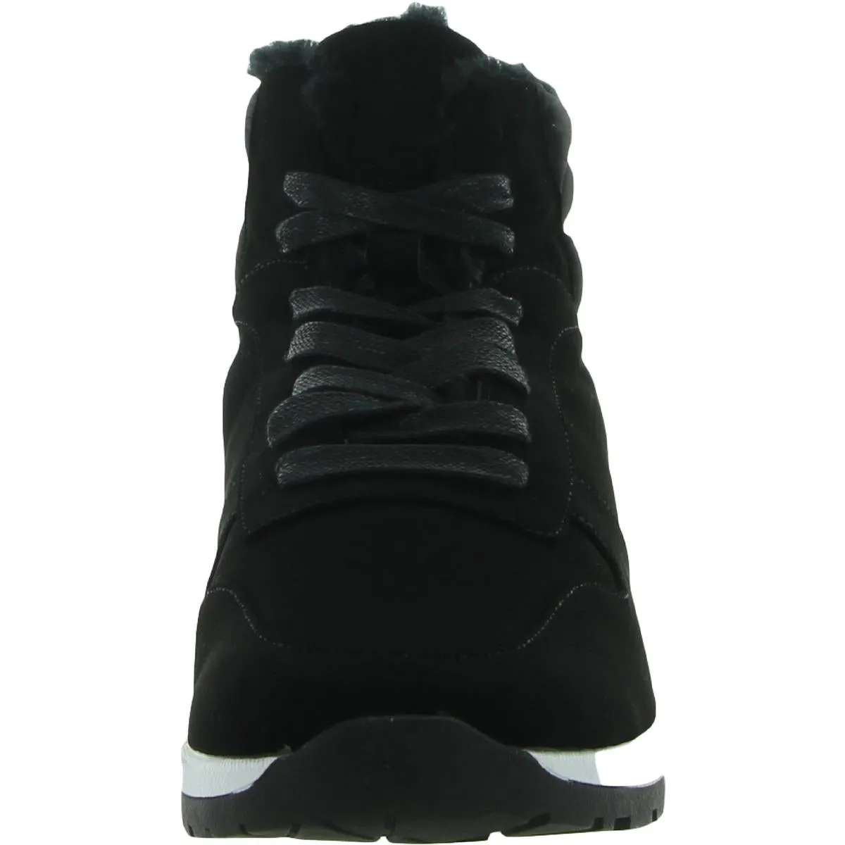 Sport Hiker Womens Faux Leather Waterproof Ankle Boots