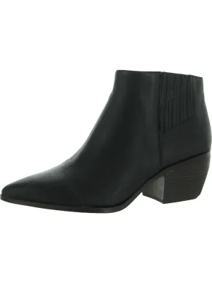 Spur Womens Leather Heels Booties