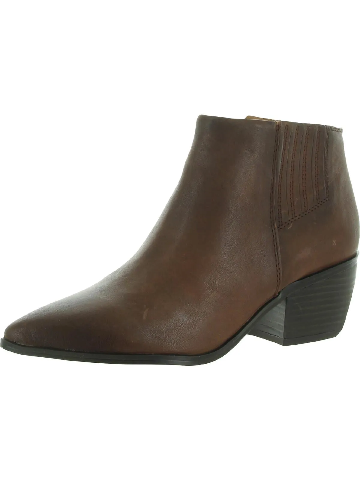 Spur Womens Leather Heels Booties